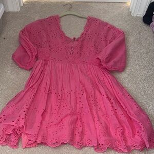 Free people pink dress